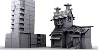 Low Poly Building Assets 5