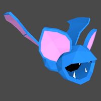 Low poly bat