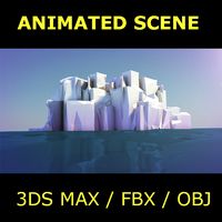 Iceberg Animated Scene