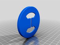 Camera Lens Caps Holder 58 and 67 mm by 3deusex