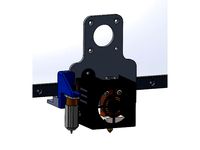 Micro Swiss DD Linear Rail blTouch Mount by LasedDesigns