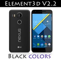 Element3D - LG Nexus 5X Black