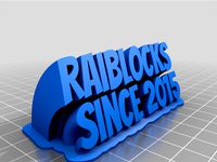Raiblocks - Since 2015 by VinickGold