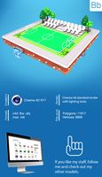Low Poly Football Field