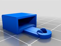 Logitech unifying / other micro dongle receiver case keyring by halfblood11