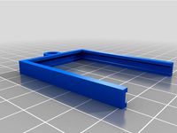 Marco llavero litofanias / keychain frame for lithophanes by TusDetalles3D