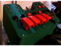 Button Box with mounting holes for Xrocker wheel frame by BIOHAZARD1234