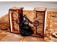 Stygian Undercroft Ruined Wall for 3mm laser cut MDF by Bilbostomper