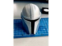 Mandalorian Helmet hitch tow ball cover by zettlerm