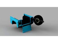 3D Sets Landy rear gate spare wheel carrier by Phil_Maddox