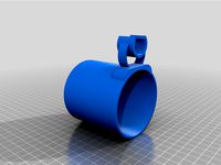 Clip on Crutch Cupholder by Kushcabbage
