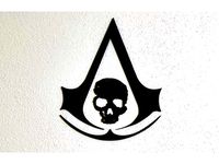 Assassin's Creed: Black Flag logo, wall decoration by Zvedak