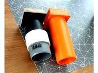 Saugadapter 50mm Sauter Fräsanschlag by Georgs-kleine-Werkstatt