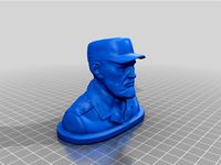 Fidel Castro Bust by hellas3Dmodeling