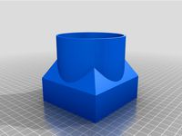 PC Fan to 90mm stormwater pipe adaptor by andywerk