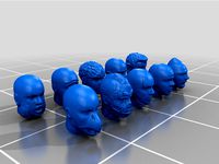 Mutant Heads by Madnessinabottle