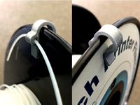 Perfect Filament Spool Clip by darklaser
