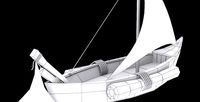 Low Poly Ship 2 Model