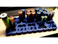 Expandable interlock battery holder by AythamiEsp