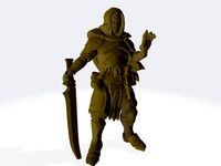 Warforged Warlock, wizard, Sorcerer by hugolours