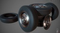High Poly - Tires and Textures