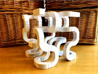 3D Hilbert Curve Construction Set by DaveMakesStuff