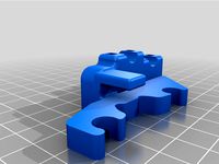 Pakkkos Ender 5 Plus Hotend Support Cable Holder with BL-Touch by pakkko