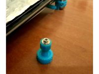 Bed leveling knob - reprap - hypercube by jakebullet70