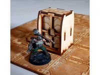 Stygian Undercroft Half Wall for 3mm laser cut MDF by Bilbostomper