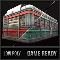 Abandoned Diner3d model