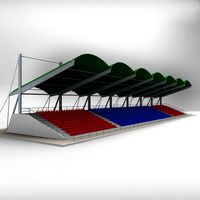 Stadium Seating Tribune Canopy3d model