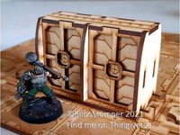 Stygian Undercroft Wall for 3mm laser cut MDF by Bilbostomper