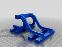 Classic, curved rail buffer stop for LGB-rails by Beusekomse_Baan