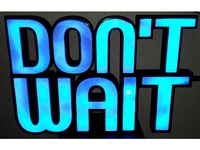 Don't Wait (Tom Rosenthal) Lamp by Elef