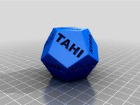 Dodecahedron Dice Te Reo (Maori) by FernWebber