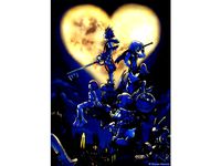 Kingdom Hearts 1 Box Art Lithophane by towerdweller