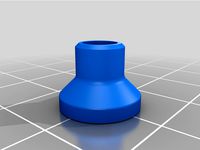 Knob/hook for IKEA bookshelf pins by 3d_dilettante