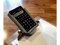 Calculator Holder For Clipboard (Casio fx-260 Solar II) by truedrewblue