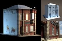 Apartment House Low Poly  #152