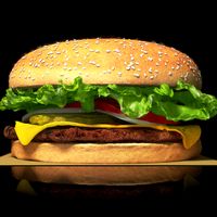 Modeled & Animated burger