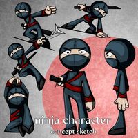 ninja - cartoon character