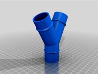 ShopVac 1-1/4" Vacuum Hose Splitter by JimAlex