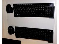 Logitech K295/K270 wall mounted holder by al1_3D