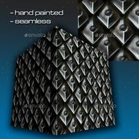 Seamless Hand Painted Scale Mail Armour 2
