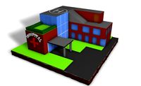 Low Poly 3D Hospital