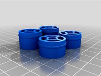 Mini-Z 4 Spoke Special Rim V1 +3mm Offset by Fusselflitzer