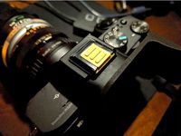 Sony hot shoe cover by bat_flag