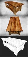 Rustic Wood Table 02