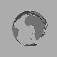 Earth continents globe