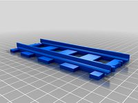 Lego Compatible Rail Track (Straight) by hummingworks